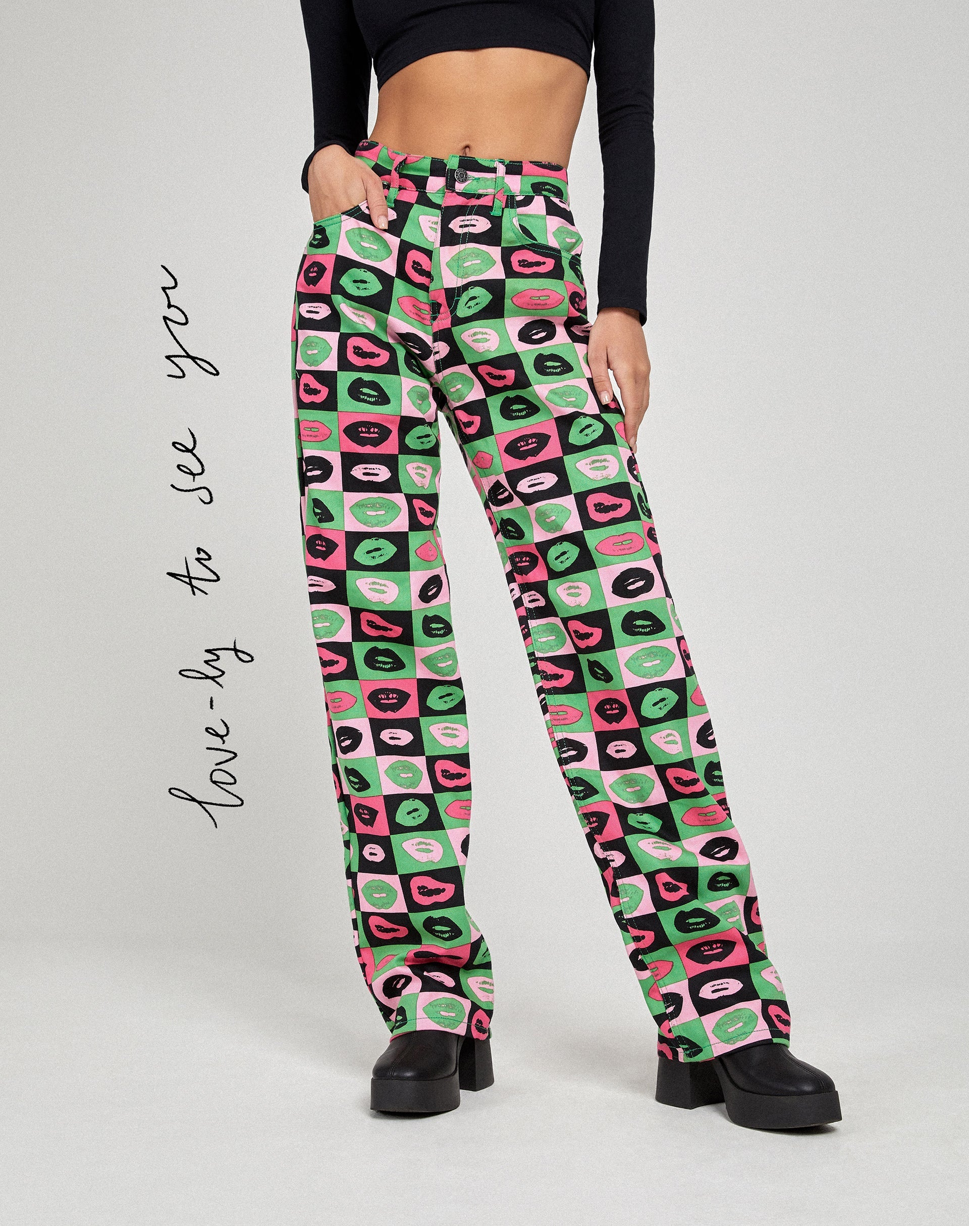 imagen de Parallel Jeans en Lips Green