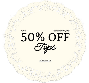 HASTA UN 50% DE DESCUENTO EN TOPS