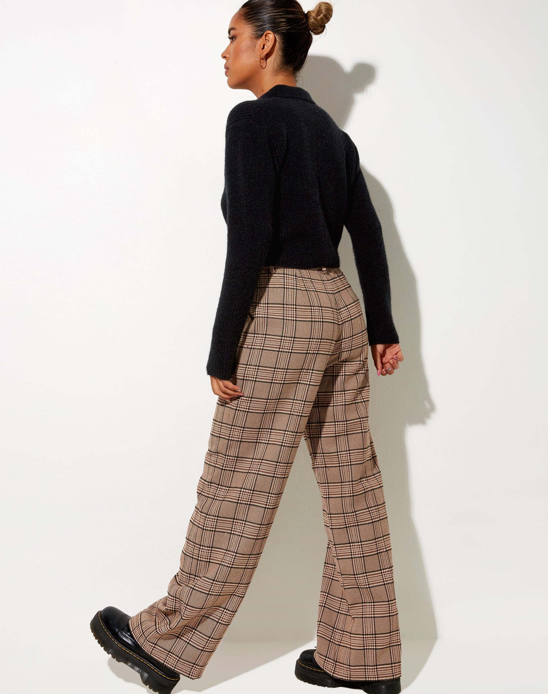 Imagen de Abba Pantalones a cuadros marrón