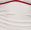 Blanco con ribetes rojo adrenalina