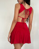 Imagen de Abreille Minivestido con espalda descubierta en Slinky Rojo