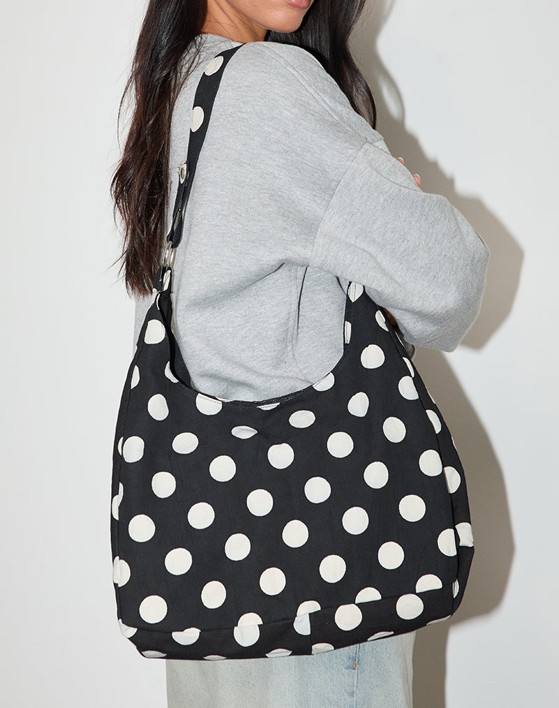 Image of Bolso Aimi en Polka Grande Negro