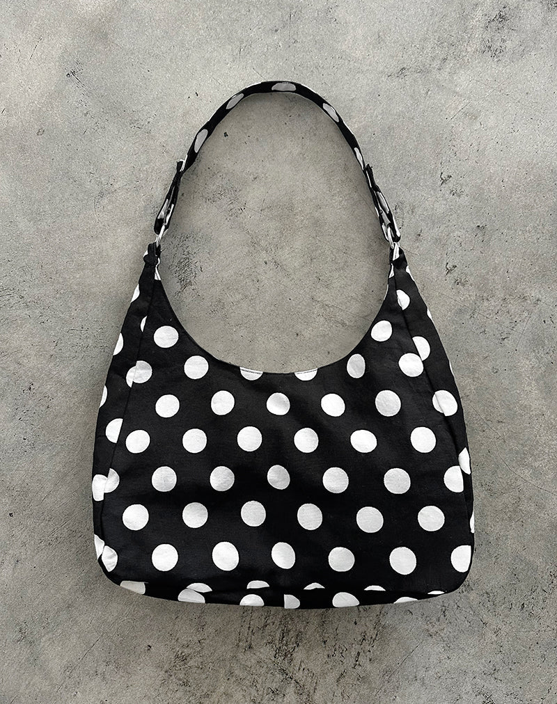 Image of Bolso Aimi en Polka Grande Negro