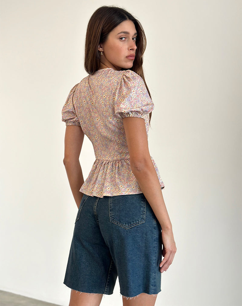 Imagen de Ajasi Blusa en 70s Prairie Girl Flock