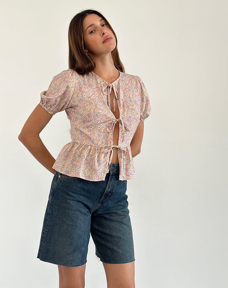 Imagen de Ajasi Blusa en 70s Prairie Girl Flock