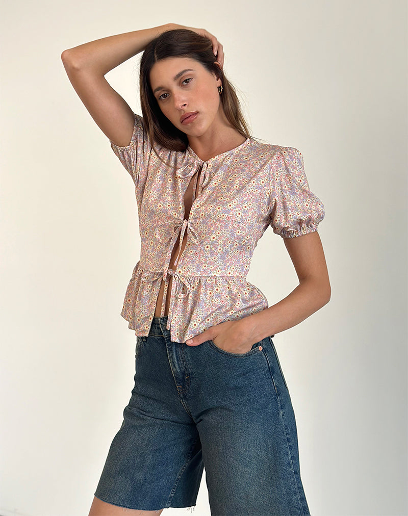 Imagen de Ajasi Blusa en 70s Prairie Girl Flock