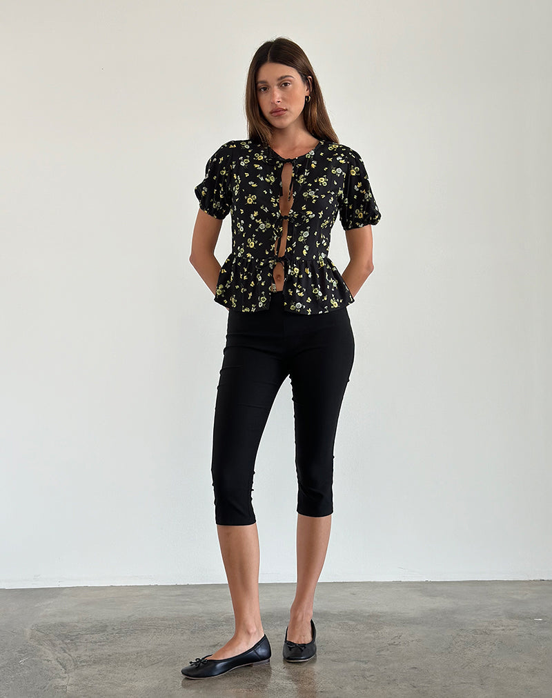 Imagen de Ajasi Blusa en Limón y Lima Negro
