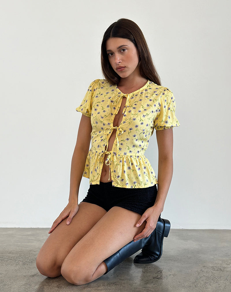 Imagen de Ajasi Blusa en Flor Silvestre Gota de Limón