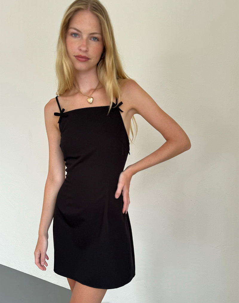 Imagen del minivestido Aketi negro