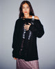 imagen de Akohara Laddered Knitted Top in Black