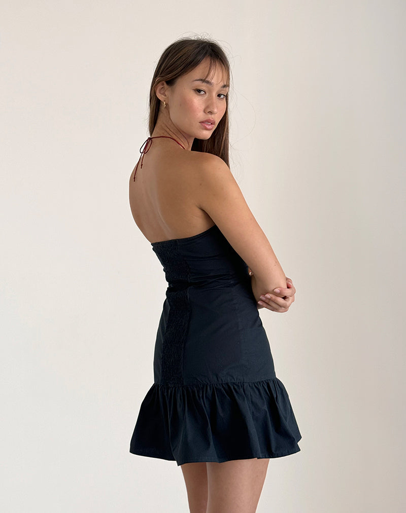 Imagen de Alden Mini Dress in Tap Shoe Negro