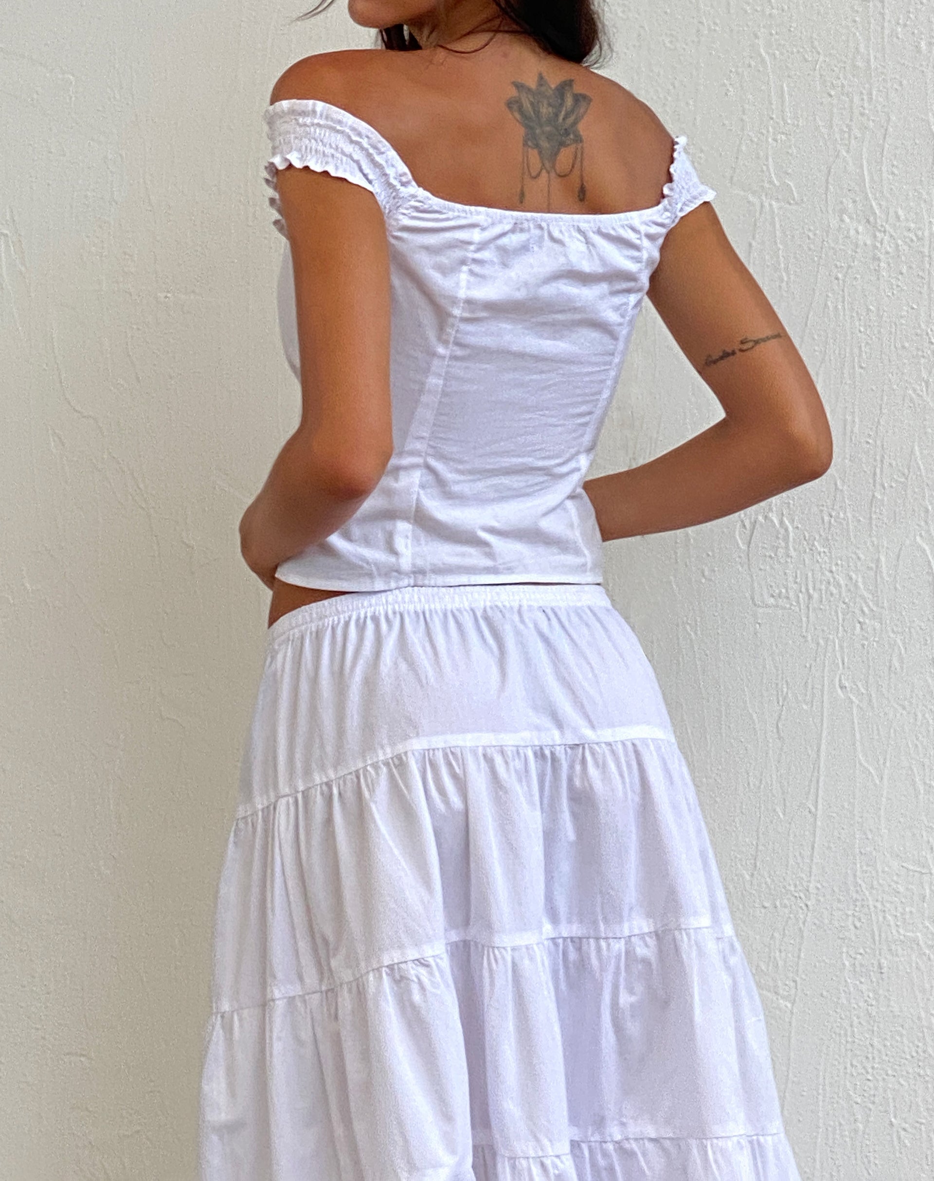 Imagen de Alderidge Bardot Corset Top Blanco