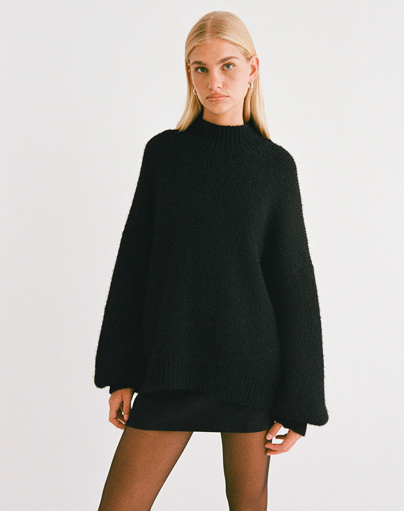 Jersey oversize Amato negro