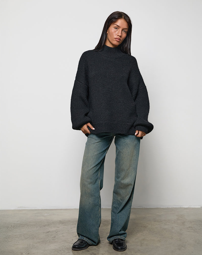 Imagen de Amato Oversized Jumper en negro