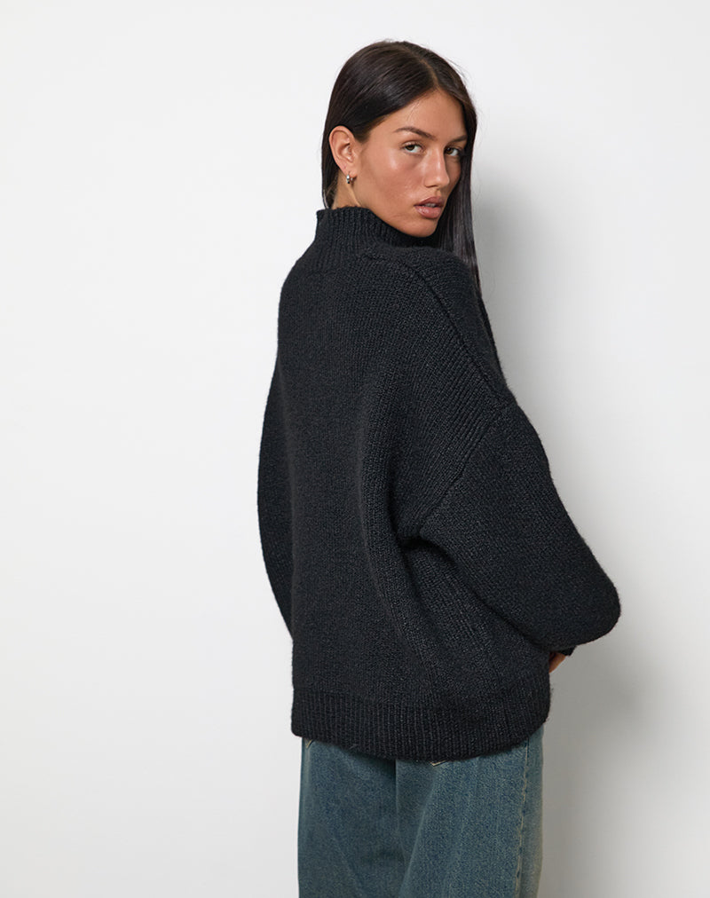 Imagen de Amato Oversized Jumper en negro