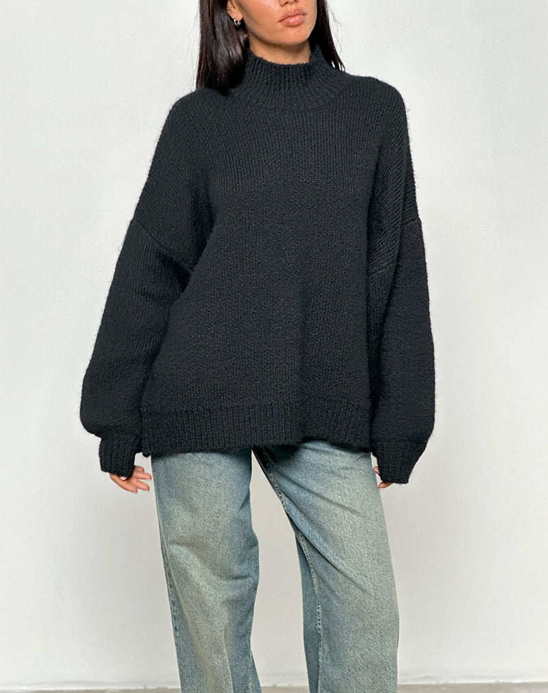 Jersey oversize Amato negro