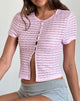 Imagen de Anara Top en rosa arrugado