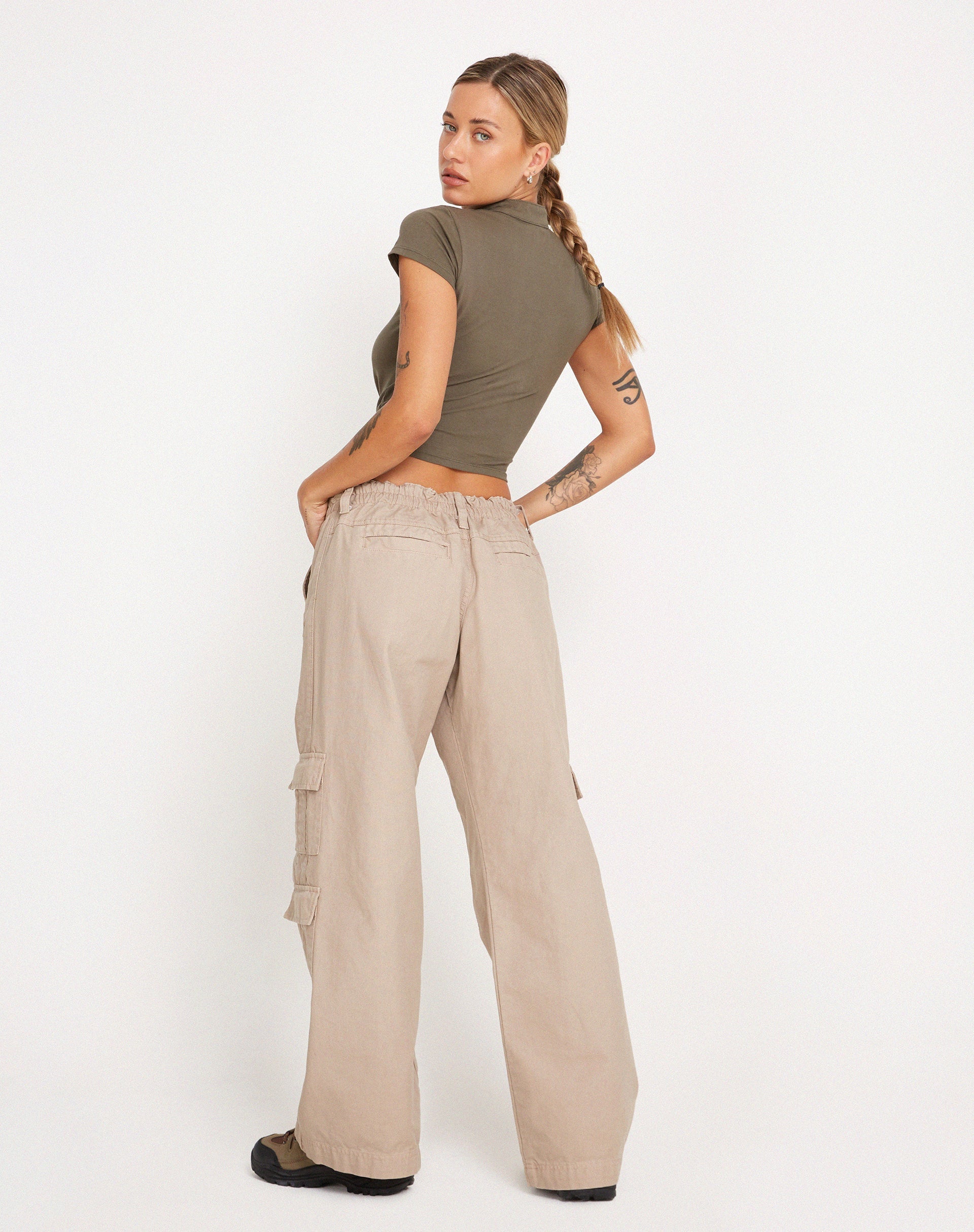 Imagen de Anelis Crop Top Verde Asfalto