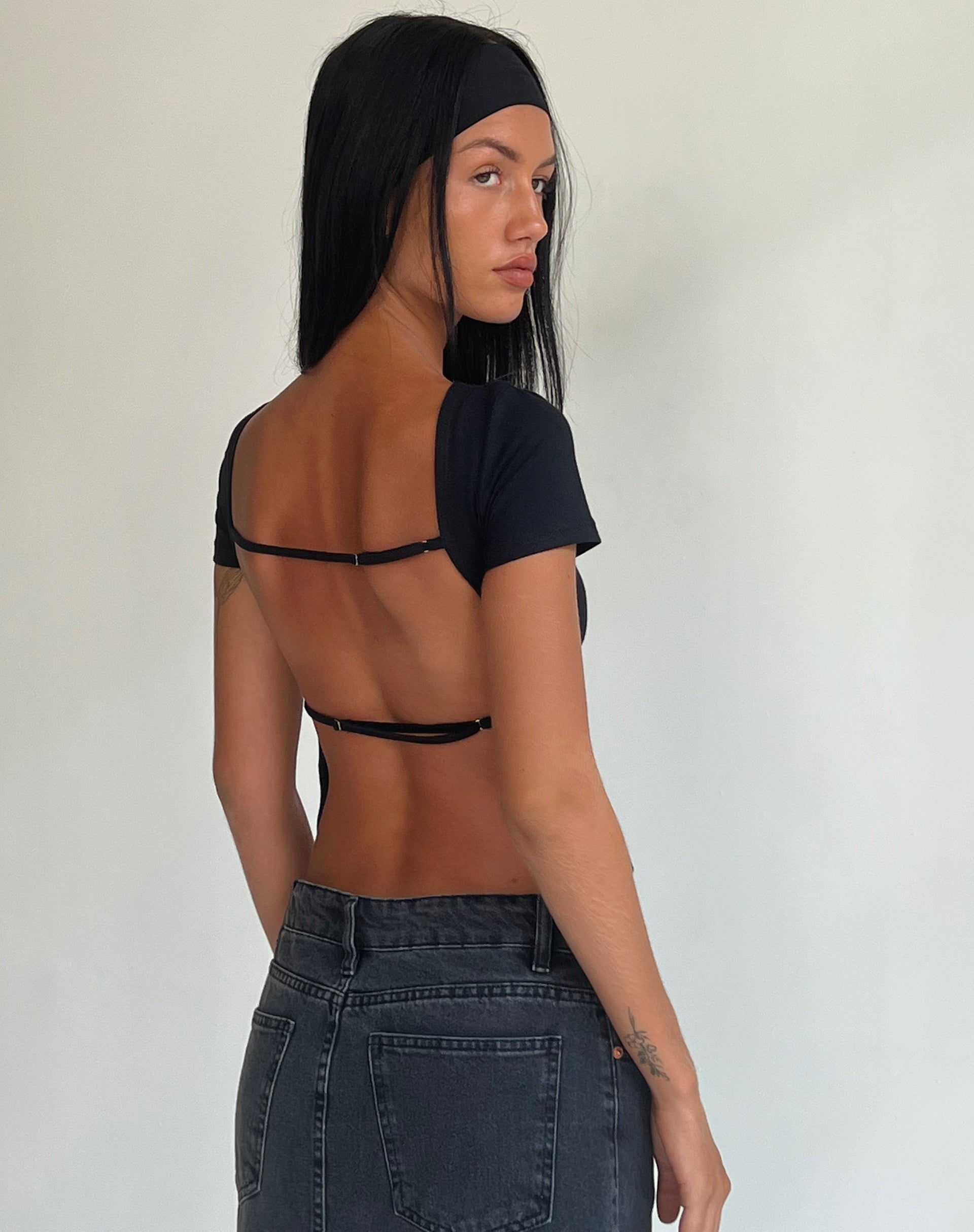 Imagen de Anita Open Back Top Negro