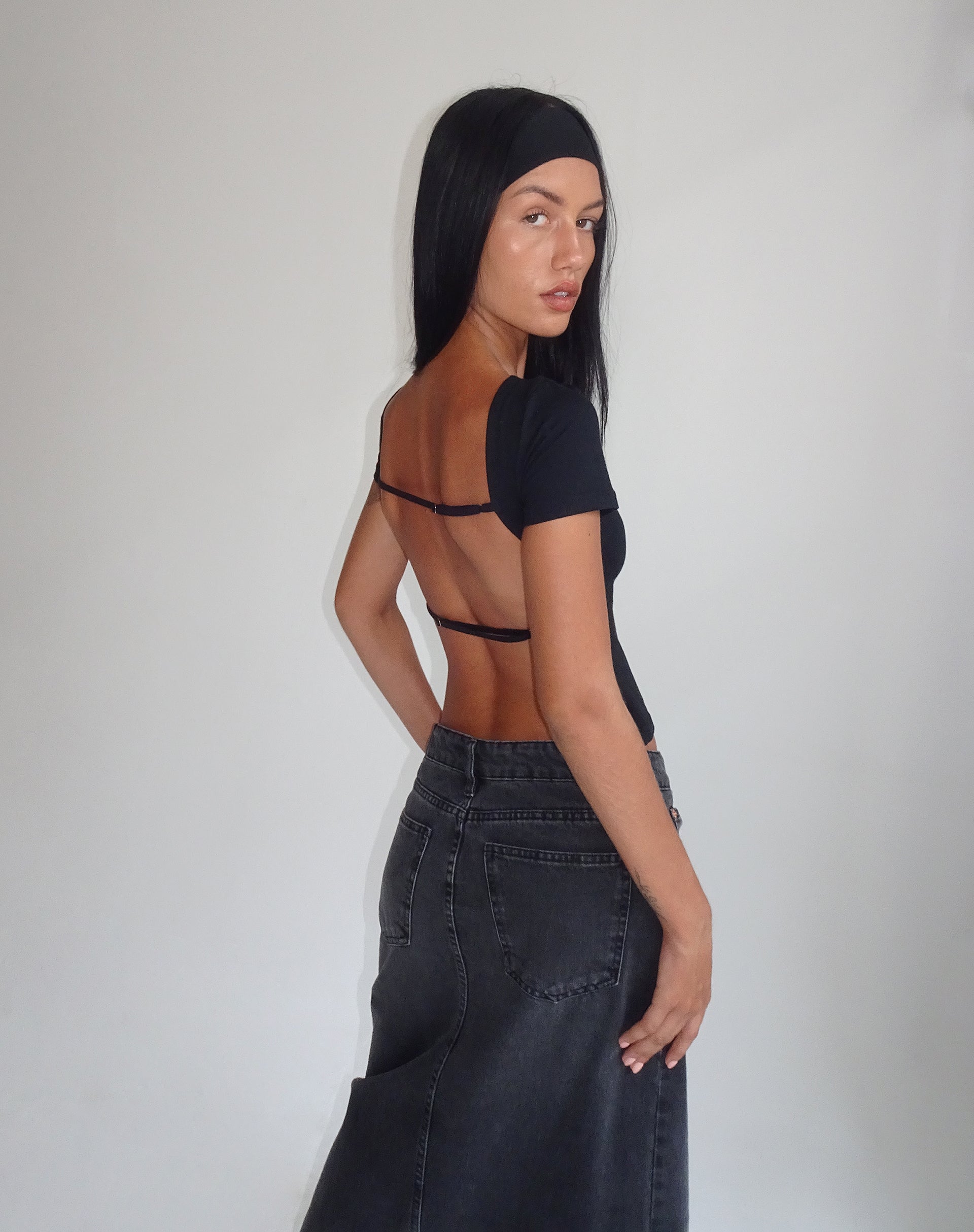 Imagen de Anita Open Back Top Negro