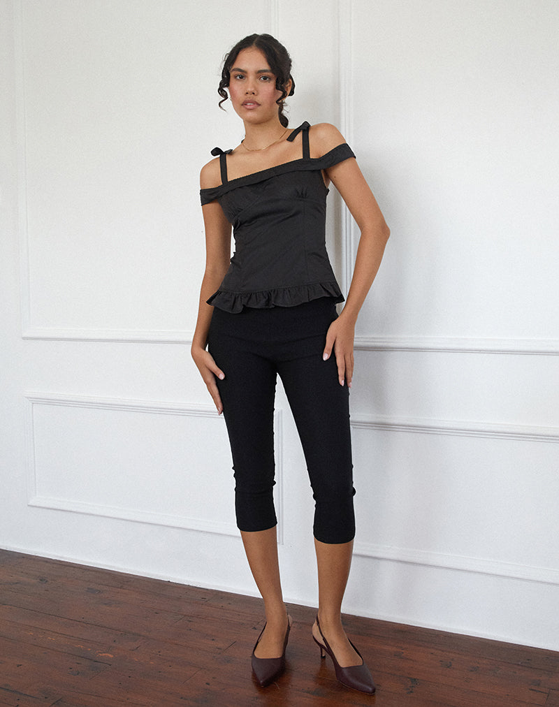 Imagen de Anneli Frill Hem Top en Negro
