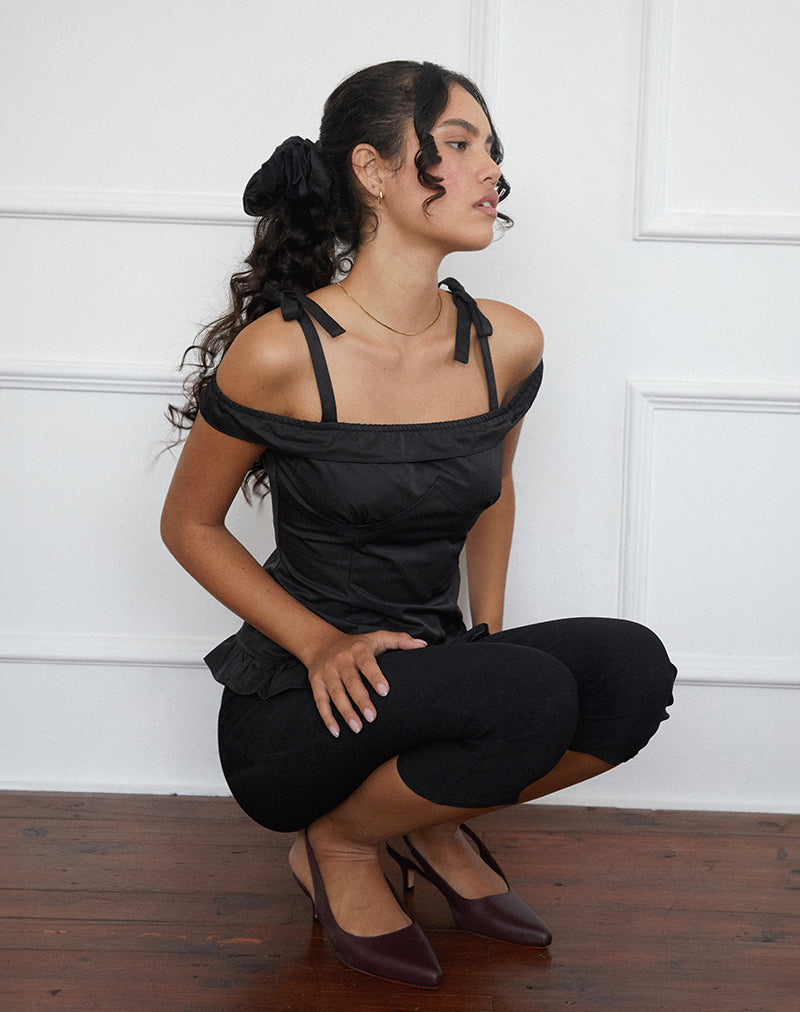 Imagen de Anneli Frill Hem Top en Negro