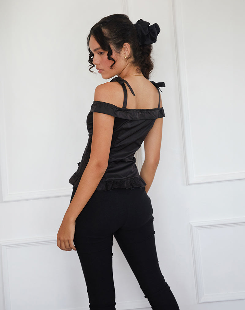 Imagen de Anneli Frill Hem Top en Negro