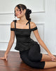 Imagen de Anneli Frill Hem Top en Negro