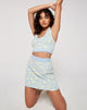 Imagen de Riani Minifalda en Baby Shroom Azul y Amarillo