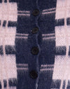 Multi Check Azul Marino y Rosa
