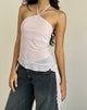 Imagen de Arabella Top Cuello Haltern en Malla Rosa