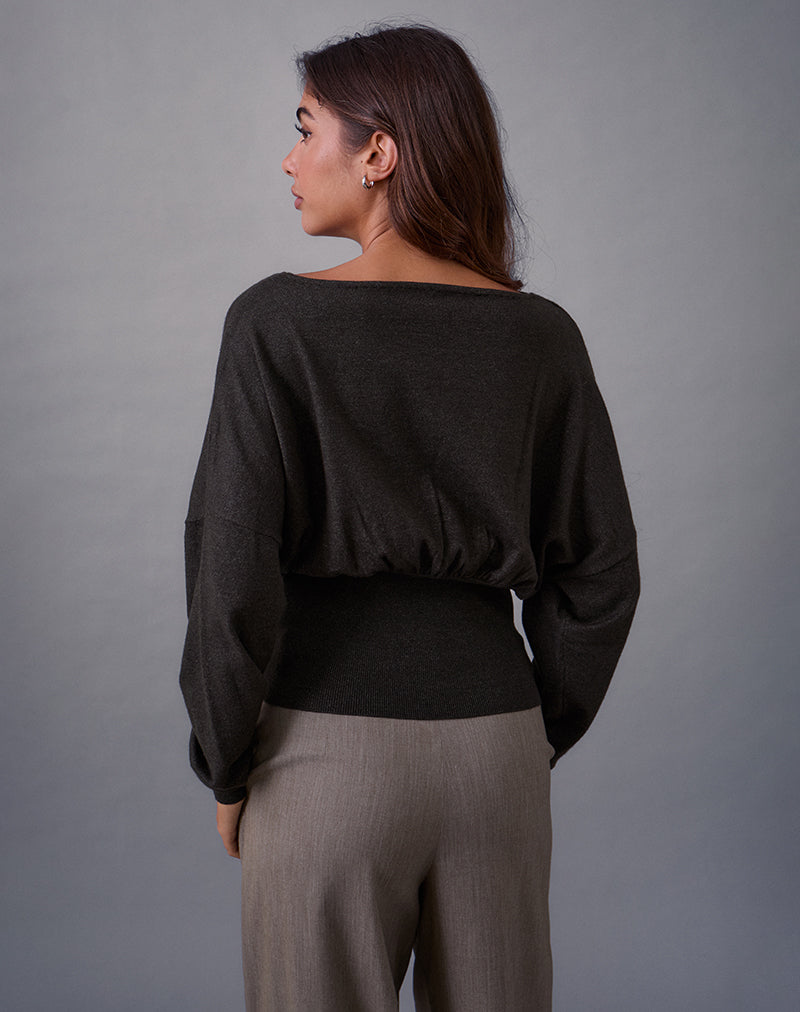 Imagen de Arvel Jumper in Knit Charcoal