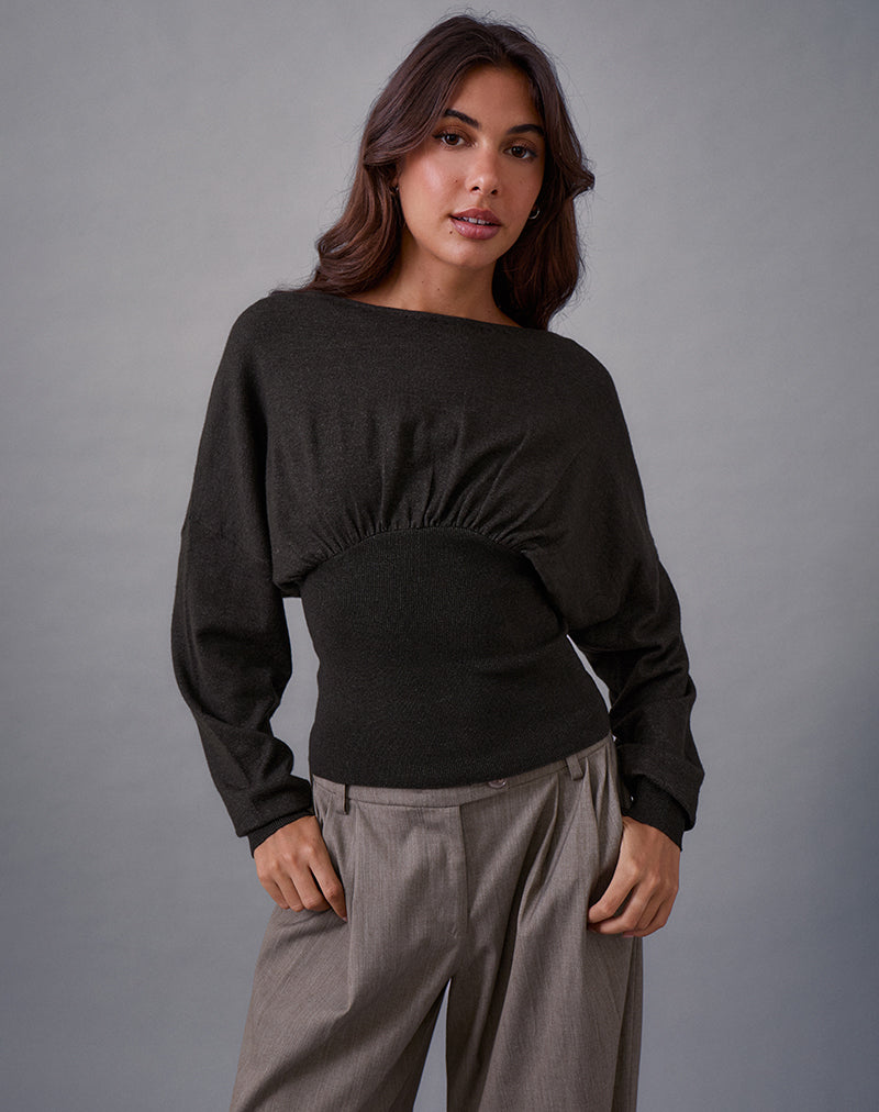 Imagen de Arvel Jumper in Knit Charcoal