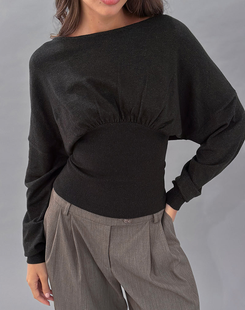 Imagen de Arvel Jumper in Knit Charcoal