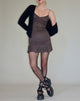 Imagen de Ashila Mini Dress in Lace Chestnut Brown