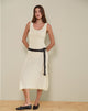 Imagen del vestido Ashtin Midi Dress in Pointelle Ivory