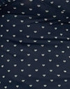 Corazón Flock Navy Amarillo