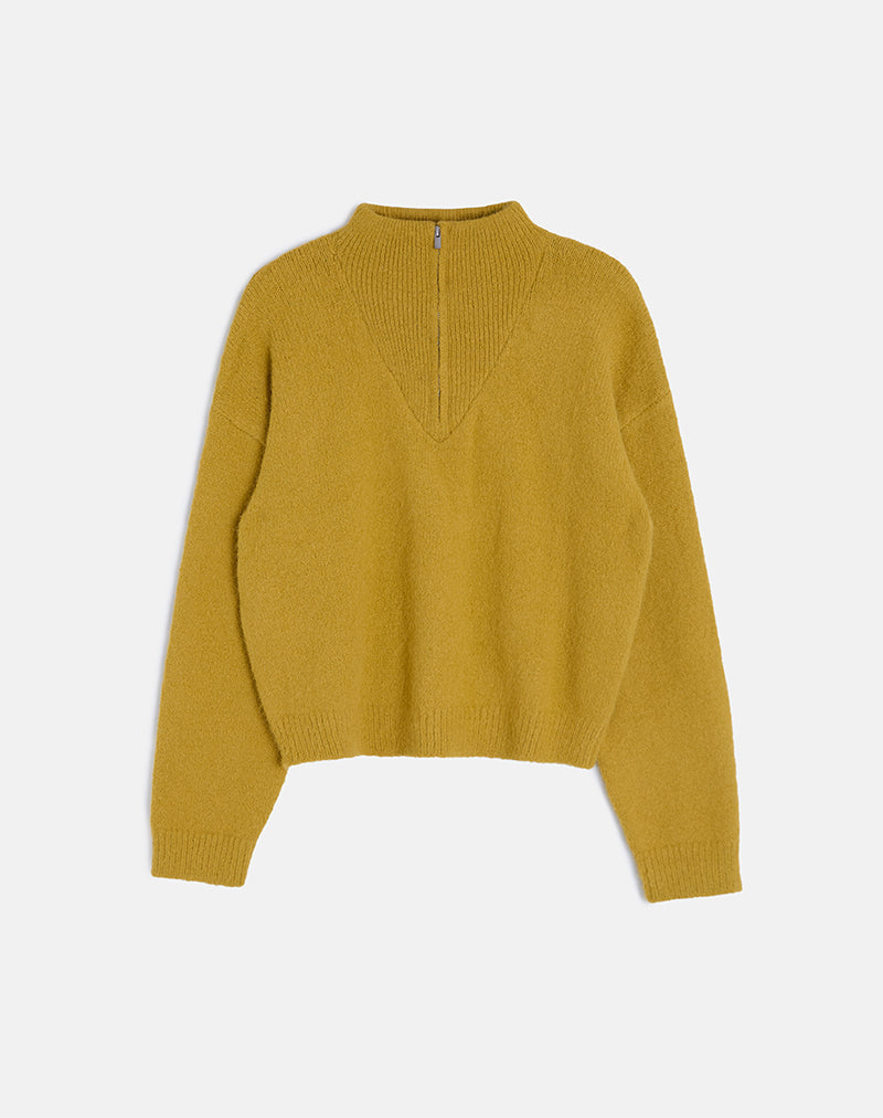 Imagen del jersey Atine en mostaza ocre