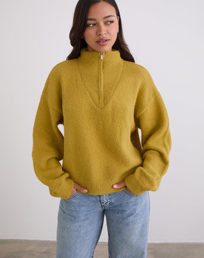 Jersey Atine en mostaza ocre