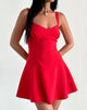 Imagen del minivestido Audra rojo