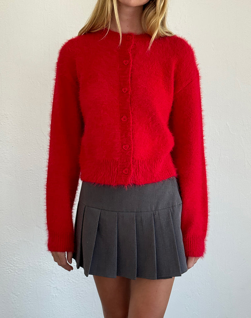 Cárdigan Audrina de Fluffy Red