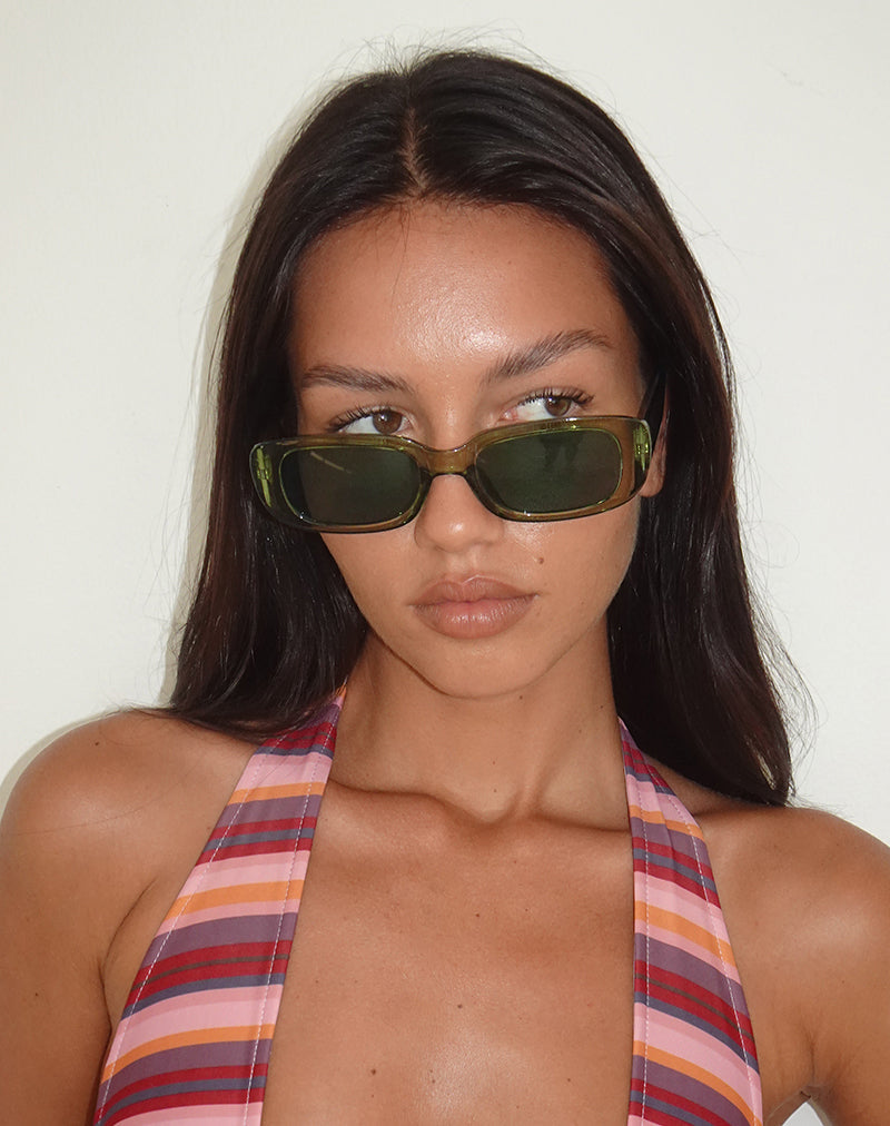 Gafas de sol Rustina en verde opaco