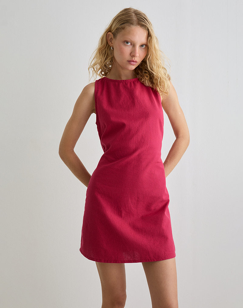 Imagen del minivestido Ayana Rojo Adrenalina
