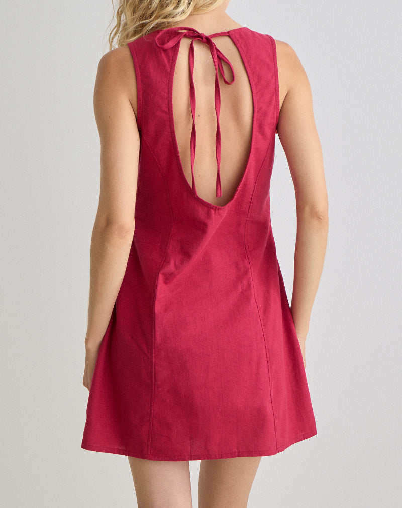 Imagen del minivestido Ayana Rojo Adrenalina