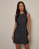 Imagen de Ayana Mini Vestido sin Espalda en Chambray Dark Indigo