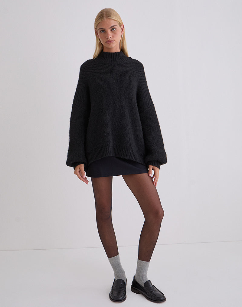 Jersey oversize Amato negro