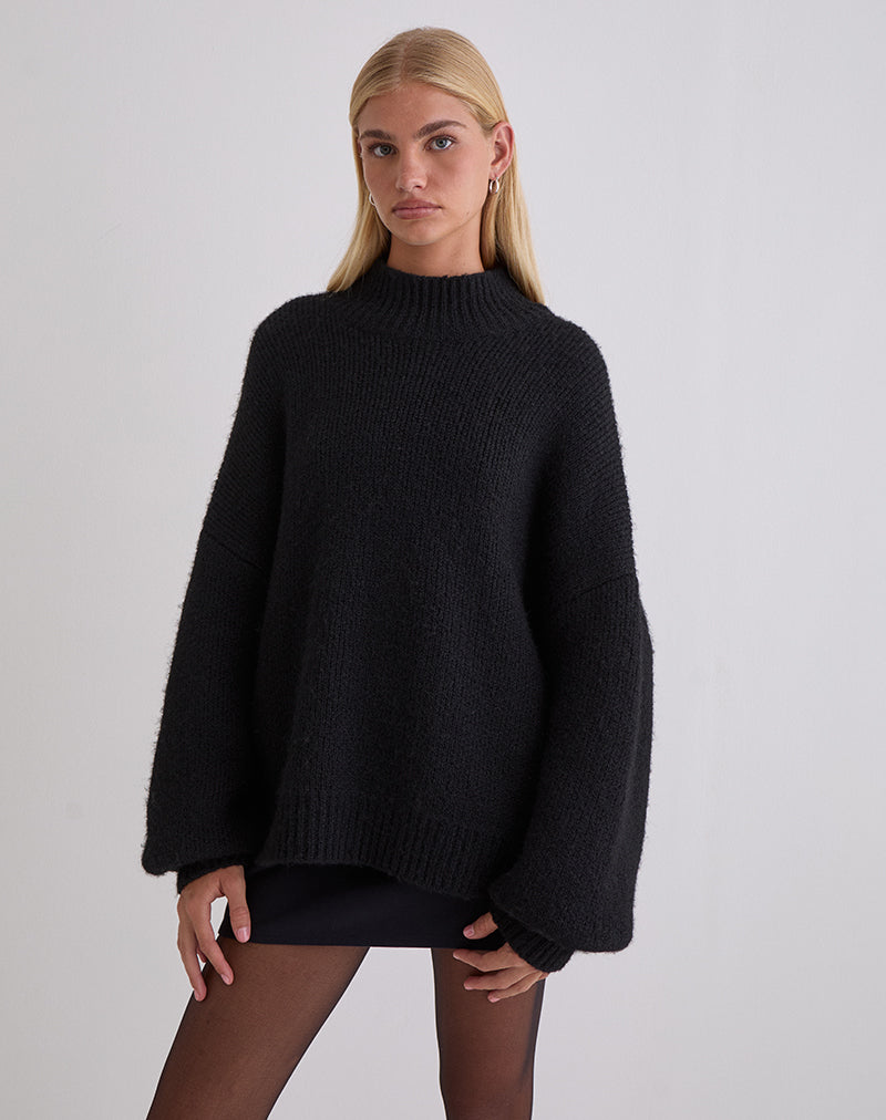 Imagen de Amato Oversized Jumper en negro