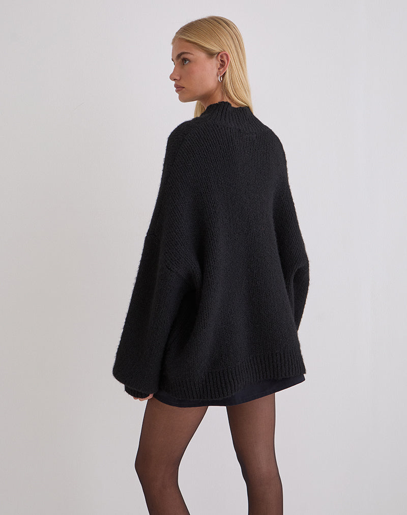 Imagen de Amato Oversized Jumper en negro