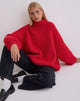 Imagen de Amato Oversized Jumper in Red