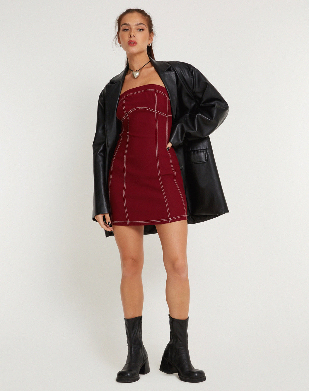 Minivestido Baladis en Tailoring Redwood